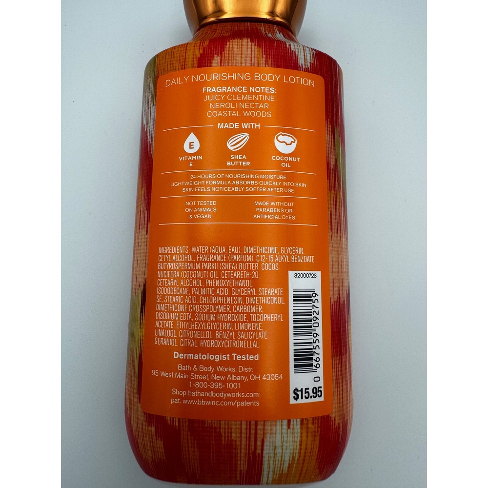Bath & Body Works Calypso Clementine Daily Nourishing Body Lotion Discontinued - Picture 5 of 5